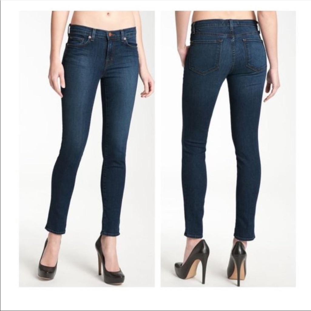 J Brand Ultimate High Rise Skinny Jeans W 27 Blue